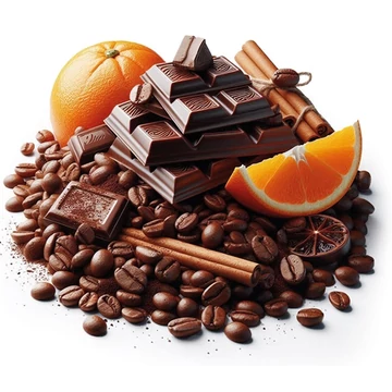 CSOKOLÁDÉ NARANCS ÍZESÍTÉSŰ 100% ARABICA SZEMES KÁVÉ, 250g