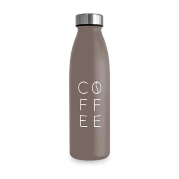 COFFEE, DUPLAFALÚ, ROZSDAMENTES ACÉL KULACS, 0,5l