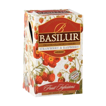 GYÜMÖLCSTEA BASILUR, eper-málna, 25 db filter
