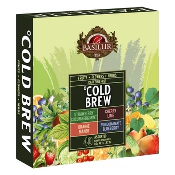 BASILUR COLD BREW, gyümölcstea válogatás, 40db filter