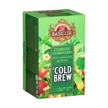 BASILUR COLD BREW HIDEG TEA EPER, UBORKA, MENTA, FILTERES, 20X2G