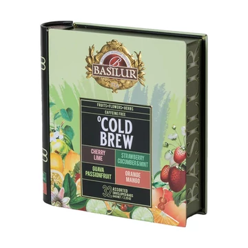 BASILUR COLD BREW KÖNYV, gyümölcstea válogatás, 32db filter