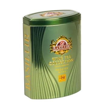 WINE TEA COLLECTION, FROSTED WINE, BASILUR  SZÁLAS TEA FÉM DOBOZBAN, 75g