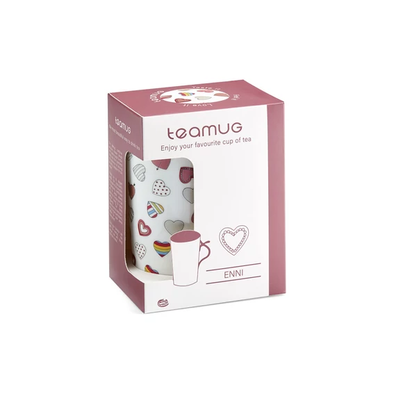 SZÍVES SZŰRŐS PORCELÁN BÖGRE, 0,4L