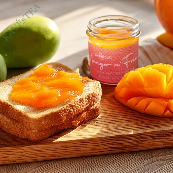 MANGÓ ÉS BARÁTAI GYÜMÖLCSKRÉM mangóval és papayával, 135g