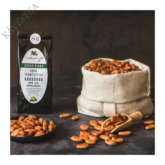 DOMINIKAI NYERS, EGÉSZ NAPON SZÁRÍTOTT, BIO KAKAÓBAB, 100g , VEGAN, GLUTÉNMENTES