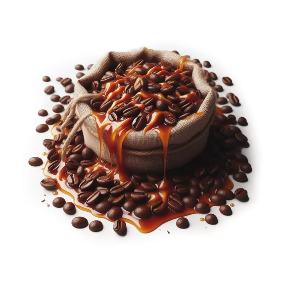 ANGOL KARAMELL ÍZESÍTÉSŰ 100% ARABICA SZEMES KÁVÉ, 125g