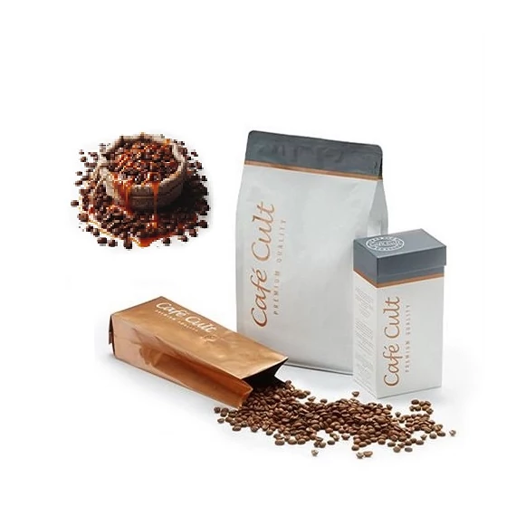 ANGOL KARAMELL ÍZESÍTÉSŰ 100% ARABICA SZEMES KÁVÉ, 125g
