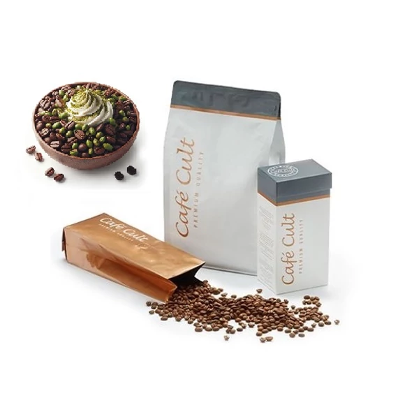 PISZTÁCIA - CSOKOLÁDÉ ÍZESÍTÉSŰ 100% ARABICA SZEMES KÁVÉ, 250g