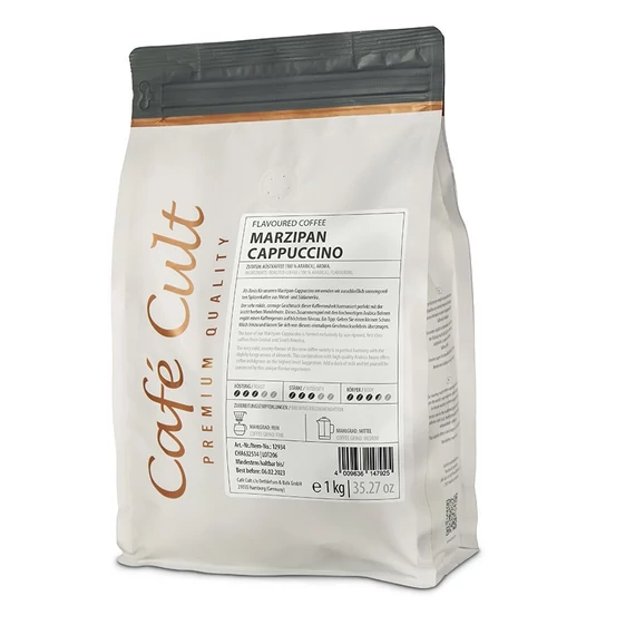 MARCIPÁNOS CAPPUCCINO ÍZESÍTÉSŰ 100% ARABICA SZEMES KÁVÉ, 250g