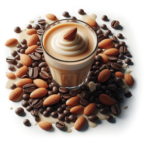 MARCIPÁNOS CAPPUCCINO ÍZESÍTÉSŰ 100% ARABICA SZEMES KÁVÉ, 250g