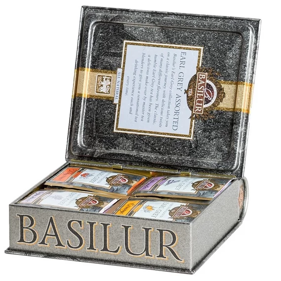 EARL GREY BASILUR TEÁSKÖNYV, 32 db filter