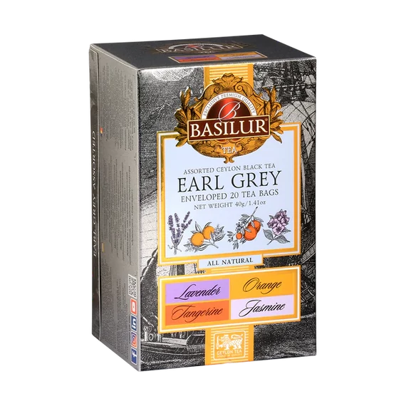 EARL GREY BASILUR TEA, 20 db filter