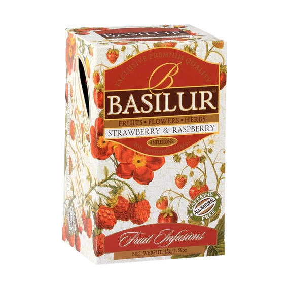GYÜMÖLCSTEA BASILUR, eper-málna, 25 db filter