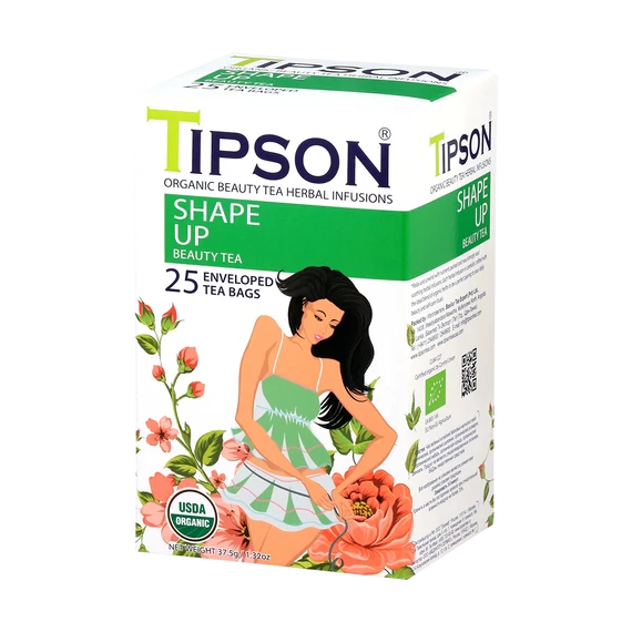 TIPSON BEAUTY SHAPR UP HERBA TEA, 25db filter