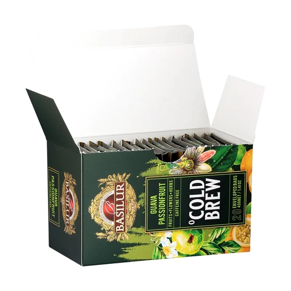 BASILUR  COLD BREW HIDEG TEA GUAVA-MARACUJA, FILTERES, 20X2G