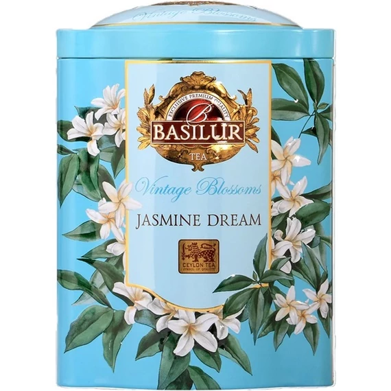 VINTAGE BLOSSOMS JAMINE DREAM BASILUR FEKETE TEA DÍSZDOBOZBAN, 100G