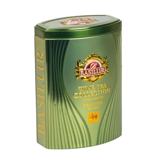 WINE TEA COLLECTION, FROSTED WINE, BASILUR  SZÁLAS TEA FÉM DOBOZBAN, 75g