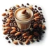MARCIPÁNOS CAPPUCCINO ÍZESÍTÉSŰ 100% ARABICA SZEMES KÁVÉ, 250g